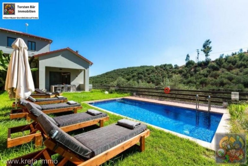 Ayia Chania Kreta, Chania, Doppelhaushälfte Villa Thalia - Luxusvilla Haus kaufen